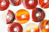EP Pendentif donut cornaline naturelle 35mm, x1 (G3977)