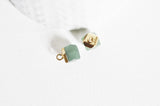 EP Pendentif hexagone aventurine 12mm,x 2,G2344