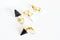 EP Pendentif howlite blanche jade noir 21mm x1 (G2620)
