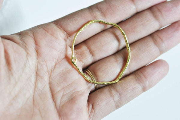 EP Pendentif rond laiton brut 44mm, x2 (G1346)