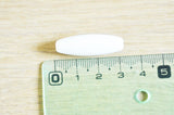 EP Perle longue ovale turquoise blanche, Une perle en turquoise naturelle pour la création bijoux pierre,le fil de 10 perles,30mm,G3209