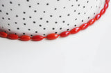 EP-Perle ovale bambou de mer naturel imitation corail rouge 8x4mm, x1 fil de 40cm- G3522