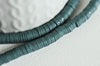 EP Perles polymère vert foncé heishi 6mm,le fil de 320 perles-G1567