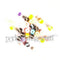 EP Perles rayées plastique, fournitures créatives, bijoux enfants,fabrication bijoux, perles bijoux, perles multicolores, x 20-G786