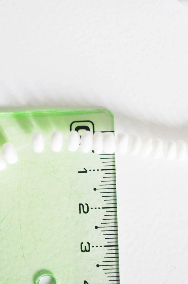 EP -Perles ronde naturelles coquillage blanc de 170 perles G1941