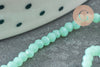 EP-Perles toupies cristal bleu turquoise 2.5mm, x1 fil de 33cm (G5940)