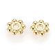 EP Rondelles fleurs laiton doré 4.5mm, x50 G5469