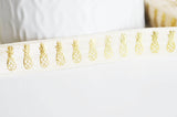 EP -Ruban élastique écru or ananas EFJF, fabrication bijoux,bracelet EVJF,ruban mariage,fourniture créative, scrapbooking,16mm,1 mètre-G1585