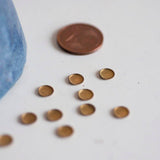 EP Supports de cabochons ronds 6mm, x 50