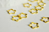 EP connecteurs étoile laiton doré, fournitures créatives, connecteurs laiton, pendentif géométriques, création bijoux, x 50,10mm,G2407