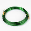 EP-fil d'aluminium vert foncé 1.5mm, x1 bobine de 10 mètres (G5027)