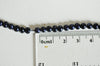 EP -perle eau douce naturelle noire 4mm,le fil de 38 cm, x1 G1256