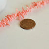 EP-perles en corail rose,perles corail, fabrication bijoux,corail naturel,perle coquillage,coquillage rose,fil 38cm,G3089