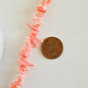 EP-perles en corail rose,perles corail, fabrication bijoux,corail naturel,perle coquillage,coquillage rose,fil 38cm,G3089
