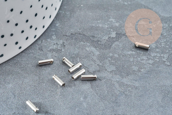 Embout chaîne acier 304 inoxydable doré 17.5mm, x1 (G2307)