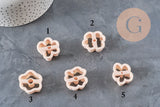 Interchangeable Creole Flower Polymer Clay Cutter 20mm, x1 (G10957)