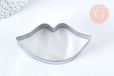 Emporte-pièce bouche, Moule patisserie, emporte-pièce en acier inoxydable pour cuisine gateau et loisirs créatifs,8cm, x1 G5008