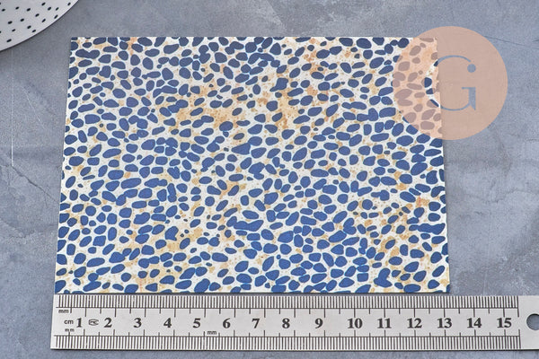 Feuille de transfert polymère – Motif Léopard 14x10 cm, x1