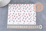 Feuille de transfert polymère – cerises 14x10 cm, x1 (G10765)