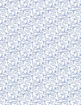 Feuille de transfert polymère – poissons bleu 14x10 cm, x1 (G10772)