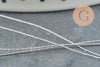Fil argent métallisé 0.4mm, x5 Mètres (G1860)