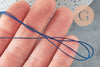Fil bleu marine à brode-couture nylon 0.8mm, x10 Mètres (G1380)