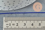Fil bleu roi nylon pour broderie couture bijoux 0.8mm, x10 Mètres (G2971)