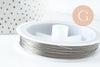 Fil câblé gainé acier inoxydable 0.45mm, x1 bobine de 50 mètres (G9769)