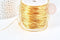 Fil d'acier doré 304 inoxydable IP 0.8mm, x1 mètre (G8373)