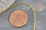 Fil de cuivre doré 0.8mm, x1 bobine de 3mètres (G9378)