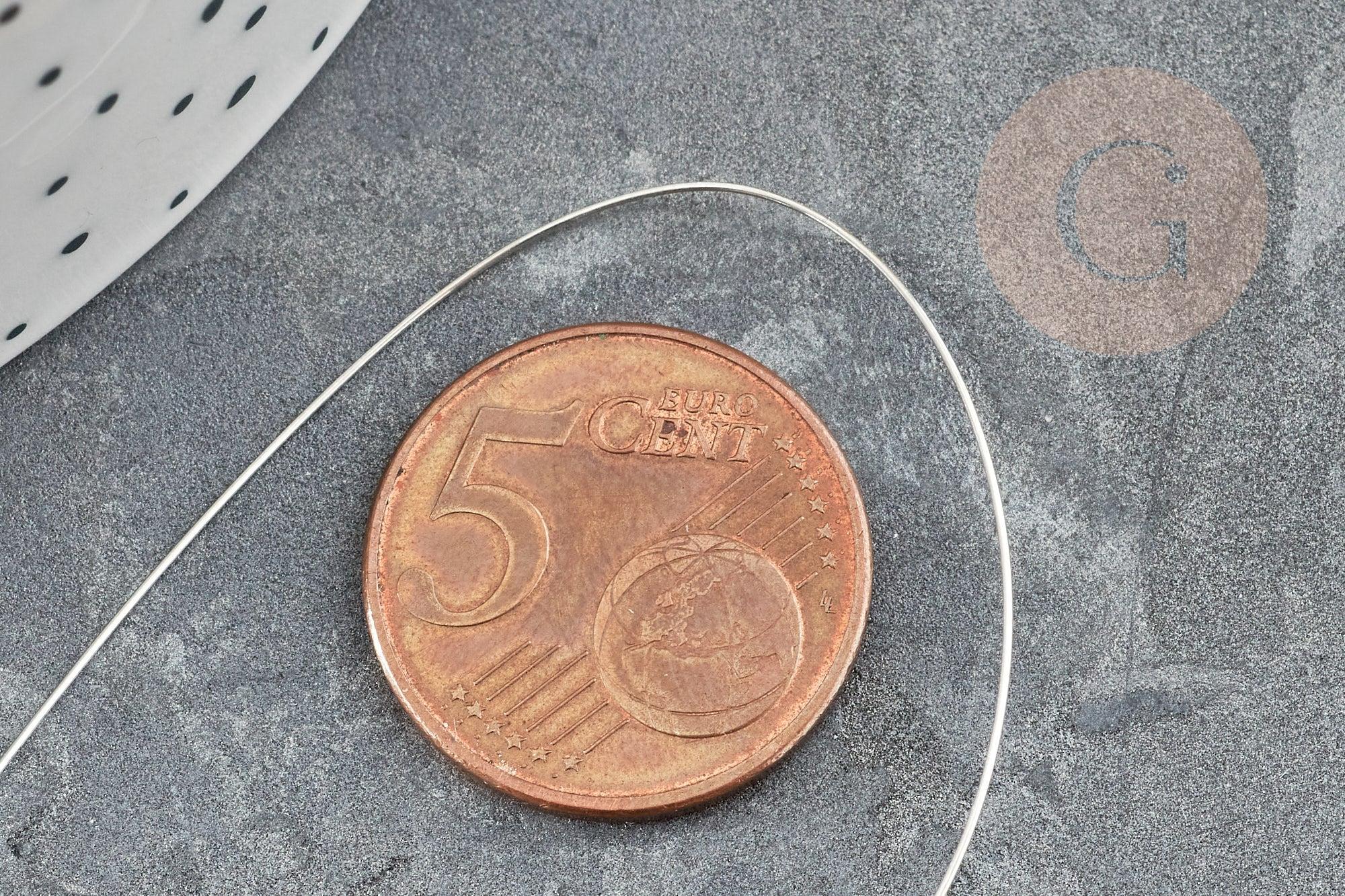 Fil de cuivre platine 0.4mm, x1 bobine de 12 mètres (G9312)