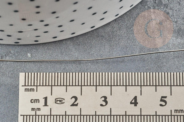 Fil de cuivre platine 0.5mm, x1 bobine de 7 mètres (G9313)