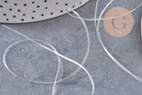 Fil élastique nylon transparent 0.8mm, x5mètres (G1534)