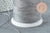 Fil gris métallisé 0.8mm, x5 ou x10 Mètres (G8245)