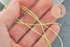 Fil jaune fluorescent nylon pour broderie couture bijoux 0.8mm, x 10 Mètres (G2882)