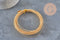 Fil métallique cuivre doré 18K torsadé 1mm, x1 mètre (G11243)