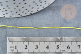 Fil nylon jaune nylon à broder-couture-bijoux 0.8mm , x10 mètres (G8313)