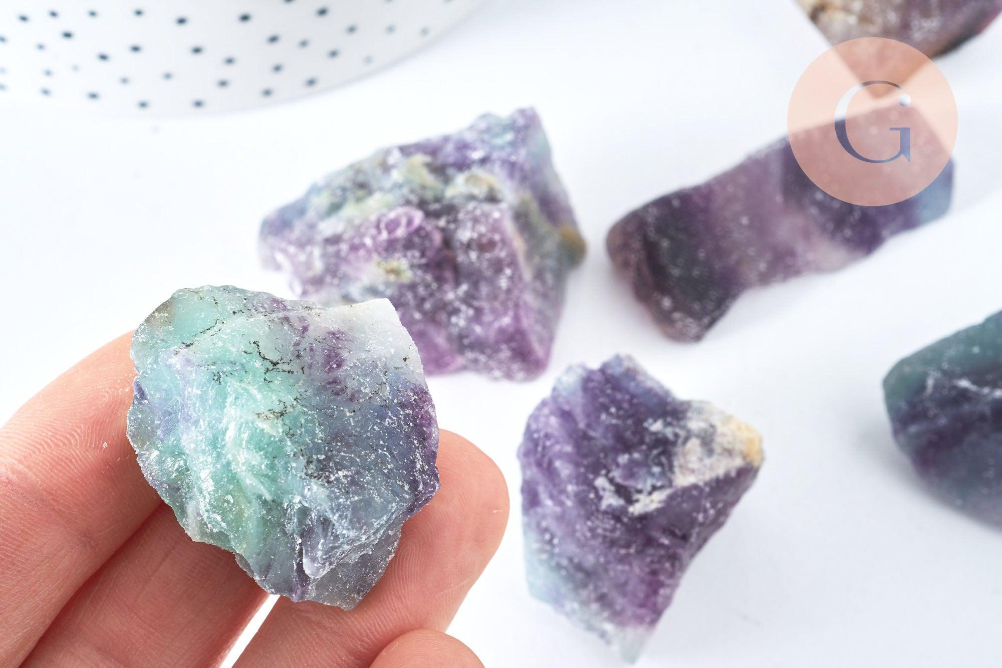 Lot de 45 perles en pierre naturelle de fluorite violette de 8 mm pour la fabrication de bijoux, énergie et guérison, profitez du bricolage Lot de 45 perles en pierre naturelle de fluorite violette de 8 mm pour la fabrication de bijoux, énergie et guérison, profitez du bricolage