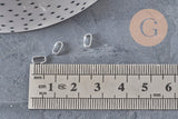 Grande bélière acier 304 inoxydable argenté 5.5mm, x10 (G11266)