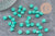 Granulés cire vert nacré à cacheter, fourniture création de sceaux personnalisés pour sceaux et invitations de mariage DIY, x100 (G3970)