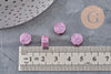 Granulés cire violet nacré à cacheter, fourniture pour sceaux personnalisés pour sceaux et invitations de mariage DIY, x100 (G3971)