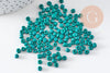 Grosses perles rocaille vert , perles rocaille vertes, vert opaque,diamètre 4mm x 10Gr (G3818)