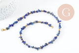 Kit Collier pierre naturel, Coffrets et kits pour la création de bijoux fantaisie DIY x1 (G7429)