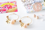 Kit boite mix de perles lettre et smiley, x1 (G10792)