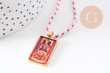 Kit création Collier Médaille Tarot coloré x1 (G10108)