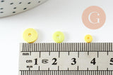 Kit mix de perles heishi jaune citron, Coffret et kit pour création de bijoux fantaisie, x1 (G9775)