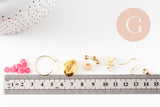 Kit mix de perles heishi vert caramel, Coffret et kit pour création de bijoux fantaisie, x1 (G9997)