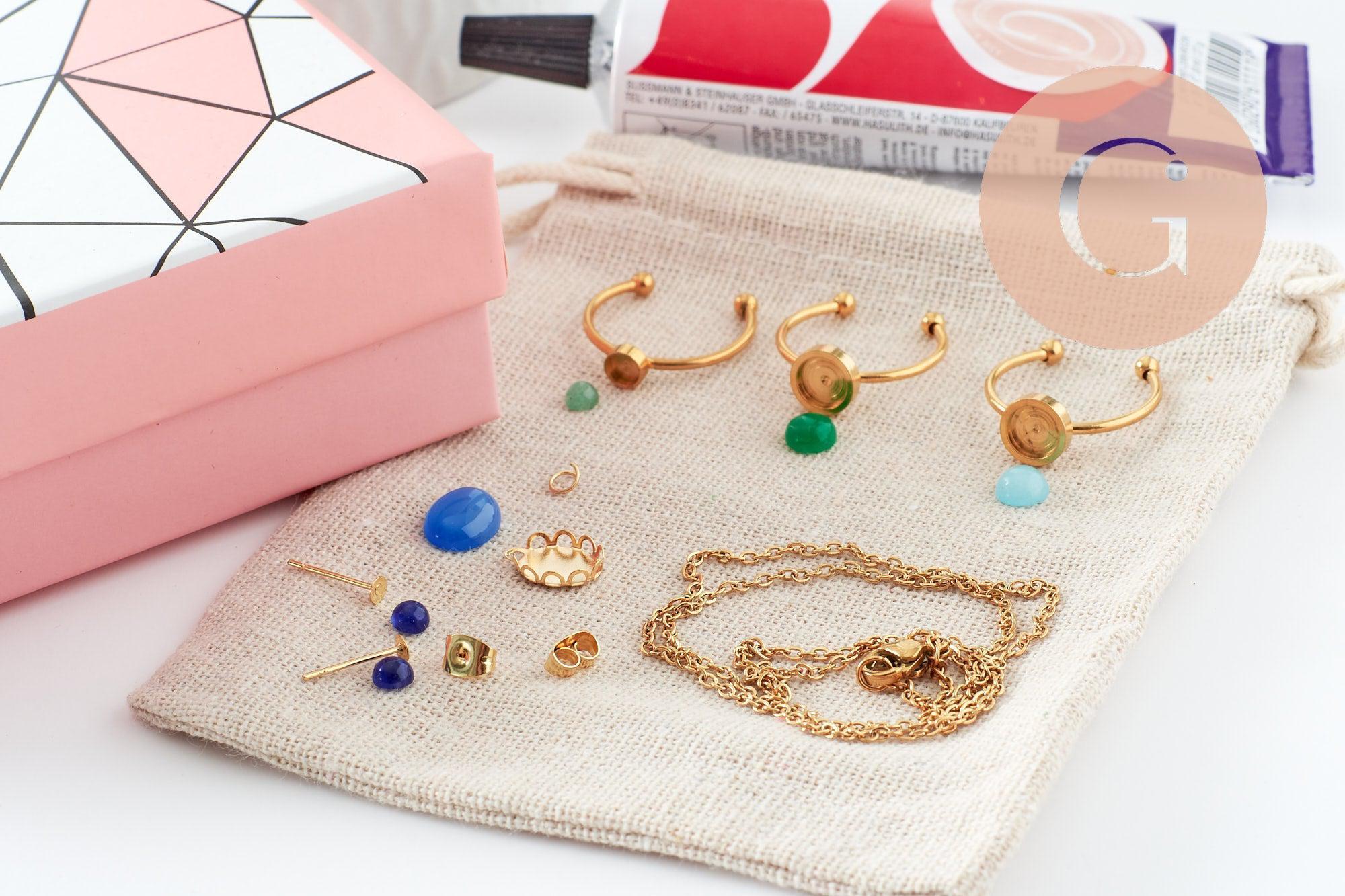 Costume Jewellery Jolie Bijoux Jewellery Natural Stone Cabochon