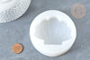 Moule en silicone coquillage bougie savons bijoux 9.2cm, x1 (G7328)