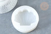 Moule en silicone coquillage bougie savons bijoux 9.2cm, x1 (G7328)
